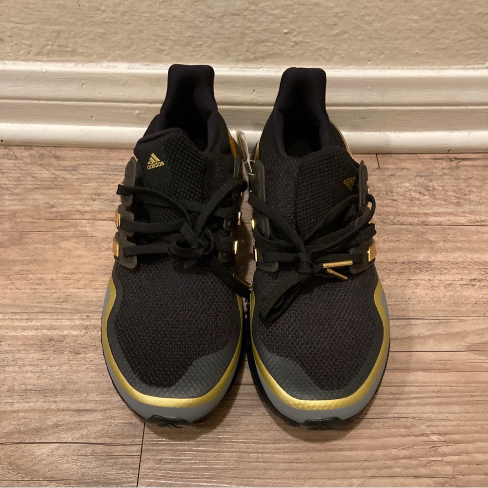 NEW Adidas UltraBoost Metallic Gold Black Men Size 5